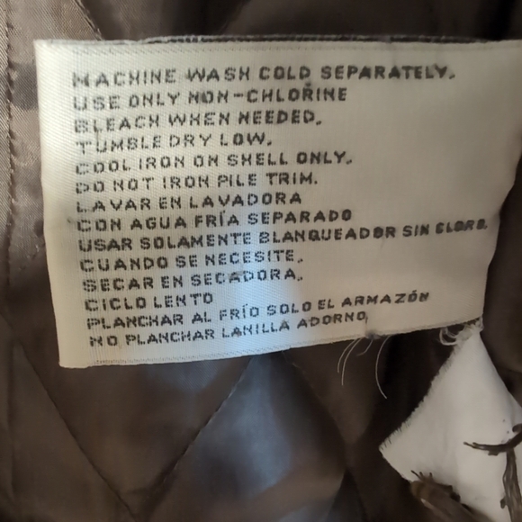 Y2K St Johns Bay Corduroy Sherpa Collar Jacket Coat - Picture 7 of 11